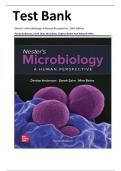 TEST BANK for Nester's Microbiology&colon; A Human Perspective 10th Edition by Denise Anderson&lpar; All Chapters Covered 1-30&rpar; Latest 2026