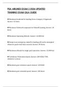 PSA AIRLINES EXAM 3 2026 UPDATED TRAINING EXAM Q&A GUIDE