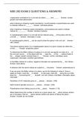 MSE 250 EXAM 2 QUESTIONS & ANSWERS