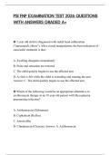 PSI FNP EXAMINATION TEST 2026 QUESTIONS WITH ANSWERS GRADED A&plus;