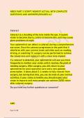 NBEO PART 3 SCRIPT NEWEST ACTUAL WITH COMPLETE  QUESTIONS AND ANSWERS&sol;GRADED A&plus;