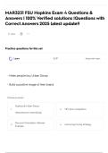 MAR3231 FSU Hopkins Exam 4 Questions & Answers &vert; 100&percnt; Verified solutions &vert;Questions with Correct Answers 2025 latest update&excl;&excl;