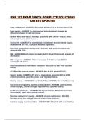 KNR 307 EXAM 3 WITH COMPLETE SOLUTIONS LATEST UPDATE&excl;&excl;