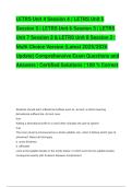 LETRS Unit 4 Session 4 &sol; LETRS Unit 5 Session 5 &vert; LETRS Unit 6 Session 3 &vert; LETRS Unit 7 Session 3 & LETRS Unit 8 Session 3 &vert; Multi Choice Version &lpar;Latest 2025&sol;2026 Update&rpar; Comprehensive Exam Questions and Answers &vert; Certified Solutions &vert; 100 &percnt; Correct