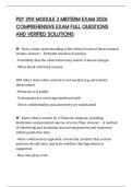 PSY 290 MODULE 3 MIDTERM EXAM 2026 COMPREHENSIVE EXAM FULL QUESTIONS AND VERIFIED SOLUTIONS