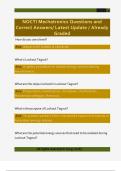NOCTI Mechatronics Questions and  Correct Answers&sol; Latest Update &sol; Already  Graded 