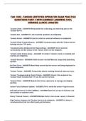 TAN 1000 - TANIUM CERTIFIED OPERATOR EXAM PRACTICE QUESTIONS PART 1 WITH CORRECT ANSWERS 100&percnt; VERIFIED LATEST UPDATE&excl;&excl;