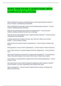 NURS 2000 EXAM 4 QUESTIONS WITH COMPLETE SOLUTIONS