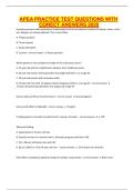 APEA PRACTICE TEST QUESTIONS WITH CORECT ANSWERS 2025