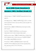 SLLA 6990 Exam Questions & Answers 100&percnt; Verified &lpar;Grade A&plus;&rpar;