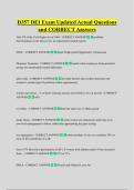 D357 DEI Exam Updated Actual Questions  and CORRECT Answers