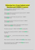 Disbursing Test 1 Exam Updated Actual  Questions and CORRECT Answers