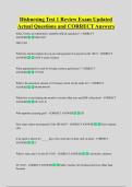 Disbursing Test 1 Review Exam Updated  Actual Questions and CORRECT Answers