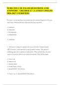 NURS 3251 CJE EXAM QUESTIONS AND ANSWERS - GRADED A&plus; &vert; LATEST UPDATE 2026-2027 &lpar;VERIFIED&rpar;
