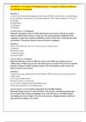 NURSING Test Bank Pathophysiology Concepts of Human Disease by Matthew Sorenson