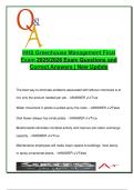 GREENHOUSE MANAGEMENT  EXAM COMPLETE PACKAGE DEAL