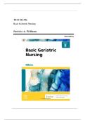 Basic Geriatric Nursing 8th Edition Williams Test Bank &ndash; Complete Questions & Answers