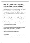 PSYC 388 EXAMINATION TEST 2026 FULL QUESTIONS AND CORRECT ANSWERS