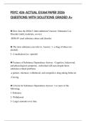 PSYC 426 ACTUAL EXAM PAPER 2026 QUESTIONS WITH SOLUTIONS GRADED A&plus;