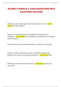 SEJPME II MODULE 5 EXAM QUESTIONS WITH SOLUTIONS 2025&sol;2026
