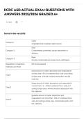 IICRC ASD ACTUAL EXAM QUESTIONS WITH ANSWERS 2025&sol;2026 GRADED A&plus;