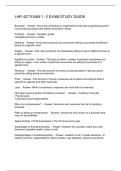 LHR 427 EXAM 1- 2 EXAM STUDY GUIDE