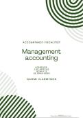 Samenvatting Management Accounting Accountancy - Fiscaliteit