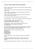 LHR 427 EXAM 1QUESTIONS & ANSWERS