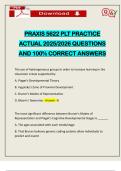 PACKAGE DEAL&colon;&colon;&colon; PRAXIS 5624&comma; 5625&comma; 5622&comma; PLT EXAMS ACTUAL 2025&sol;2026 UPDATE
