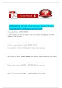 2025-2026 HOSA Statesman Exam Study Guide with complete solutions