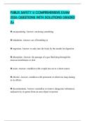 PUBLIX SAFETY U COMPREHENSIVE EXAM 2026 QUESTIONS WITH SOLUTIONS GRADED A&plus;