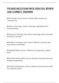 PVL2602 MCQ EXAM PACK 2026 FULL REVIEW AND CORRECT ANSWERS