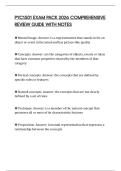 PYC1501 EXAM PACK 2026 COMPREHENSIVE REVIEW GUIDE WITH NOTES