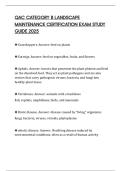 QAC CATEGORY B LANDSCAPE MAINTENANCE CERTIFICATION EXAM STUDY GUIDE 2025