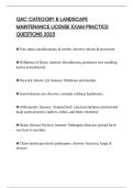 QAC CATEGORY B LANDSCAPE MAINTENANCE LICENSE EXAM PRACTICE QUESTIONS 2025