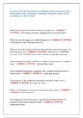 EPA SECTION 608 TECHNICIAN CERTIFICATION STUDY GUIDE &vert;  QUESTIONS AND ANSWERS &vert; VERIFIED AND WELL DETAILED  ANSWERS &vert; LATEST EXAM 