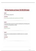 TCCC Exam Questions and Answers Fall 2025-2026 Update&period;