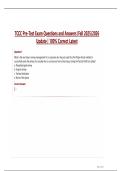 TCCC Pre-Test Exam Questions and Answers Fall 2025-2026 Update - 100- Correct Latest&period;