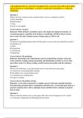 CHAMPIONS REAL ESTATE MARKETING SAE EXAM &lpar;UPDATED 2025&rpar; QUESTIONS & ANSWERS &vert; LATEST ALREADY GRADED A&plus; UPDATE 2025&vert;2026