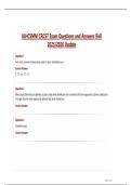 IAHCSMM CRCST Exam Questions and Answers &vert;Fall  2025&sol;2026 Update