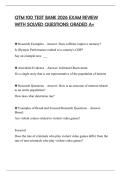 QTM 100 TEST BANK 2026 EXAM REVIEW WITH SOLVED QUESTIONS GRADED A&plus;