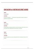 ICRM CRA&sol;CRM Part 4 QUESTIONS AND CORRECT ANSWERS