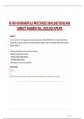 ATI RN FUNDAMENTALS PROCTORED QUESTIONS AND  CORRECT ANSWERS &vert;FALL 2025&sol;2026 UPDATE