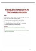 ATI RN FUNDAMENTALS PROCTORED EXAM QUESTIONS AND  CORRECT ANSWERS &vert;FALL 2025&sol;2026 UPDATE