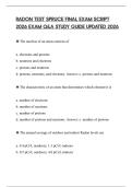 RADON TEST SPRUCE FINAL EXAM SCRIPT 2026 EXAM Q&A STUDY GUIDE UPDATED 2026