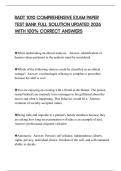 RADT 1010 COMPREHENSIVE EXAM PAPER TEST BANK FULL SOLUTION UPDATED 2026 WITH 100&percnt; CORRECT ANSWERS