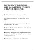 RADT 1010 EXAMPREP BUNDLED EXAMS LATEST KNOWLEDGE CHECK WITH VERIFIED A&plus; SOLUTIONS AND SCENARIOS