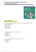 Test Bank for Medical Parasitology&colon; A Self-Instructional Text Seventh Edition by Ruth Leventhal &vert;ISBN&colon; 9780803675797&vert; Guide A&plus;