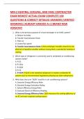 MM-2 HEATING&comma; COOLING&comma; AND HVAC CONTRACTOR  EXAM NEWEST ACTUAL EXAM COMPLETE 100  QUESTIONS & CORRECT DETAILED ANSWERS &lpar;VERIFIED  ANSWERS&rpar; &vert;ALREADY GRADED A&plus;&vert;&vert;BRAND NEW  VERSION&excl;&excl; 