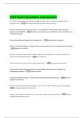 CSCP Exam Questions and answers 